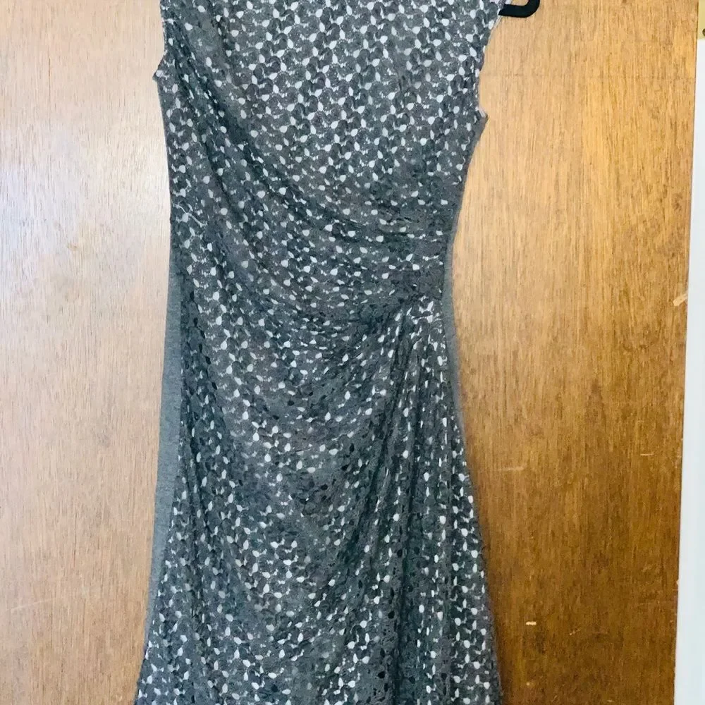 Boston Proper Grey Cocktail Dress - Picture 5 of 9